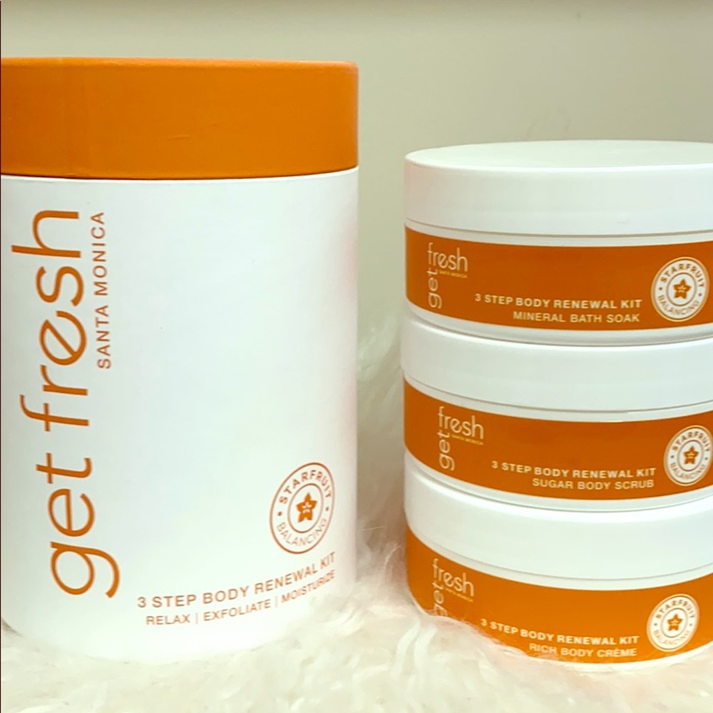 GET FRESH - 3 STEP BODY RENEWAL KIT /STARFRUIT